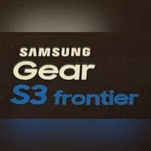 Samsung Gear S3 Frontier Smartwatch SM-R760 + Charging Dock + Leopard Band